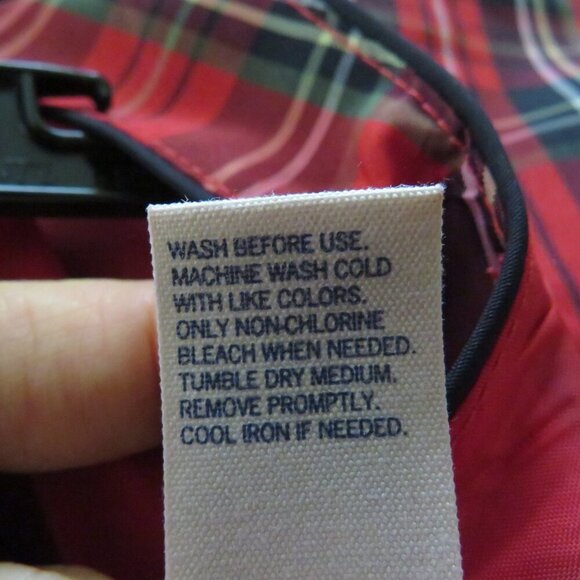 OshKosh B'Gosh Plaid Dress Sleeveless 18mts polyester - Picture 6 of 6